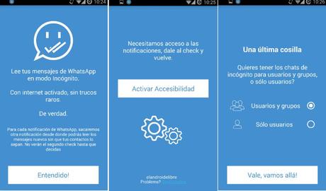 Evita el doble check azul en WhatsApp con esta app y sin desconectar Internet ocultar check whatsapp