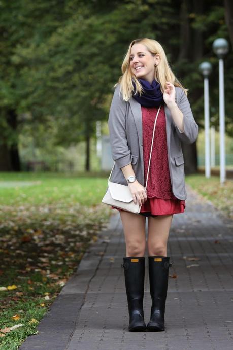 Botas de agua... con vestido