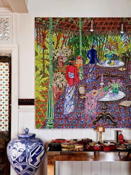 La casa de un apasionado coleccionista con 