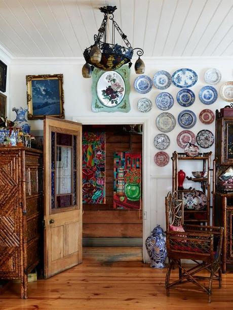 La casa de un apasionado coleccionista con 