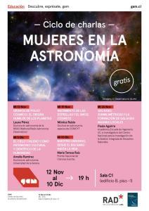 Afiche “Mujeres en la astronomía”