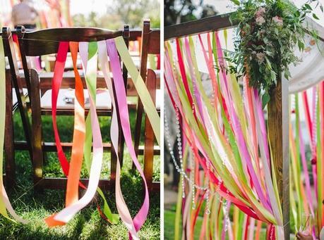 BODA ESTILO BOHO DECORADA CON BOTELLAS DORADAS BODA ESTILO BOHO DECORADA CON BOTELLAS DORADAS