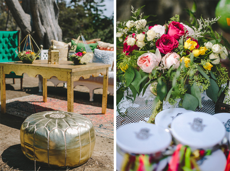 BODA ESTILO BOHO DECORADA CON BOTELLAS DORADAS BODA ESTILO BOHO DECORADA CON BOTELLAS DORADAS