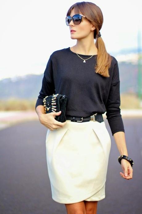 Pencil Nude Skirt