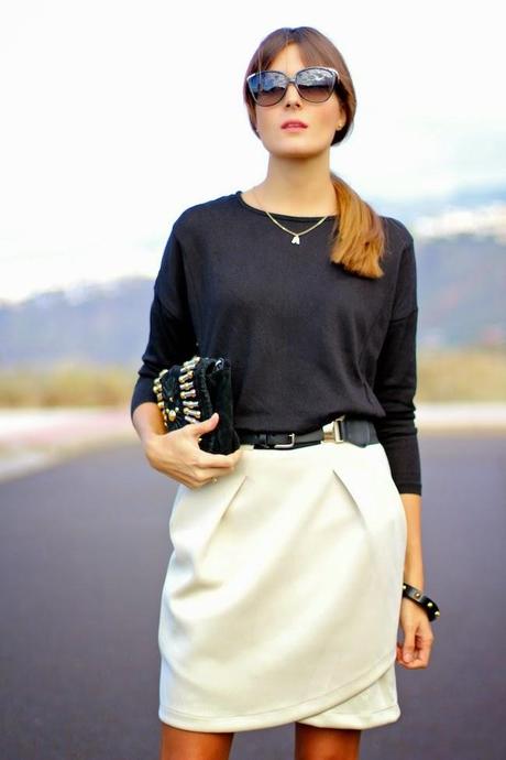 Pencil Nude Skirt