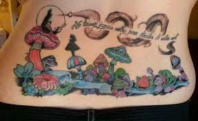 TATTOO: ALICIA EN EL PAIS DE LAS MARAVILLAS DE LEWIS CARROLL - PARTE 2