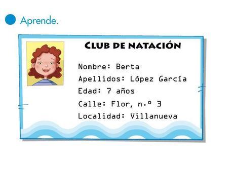 El carné. La presentación: 2do grado