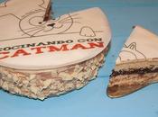 Tarta nutella, crema pastelera canela limón. tarta catman