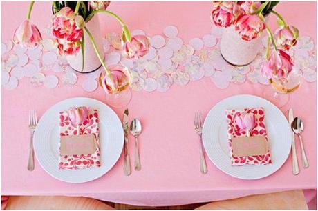 Mesas en rosa Summer table