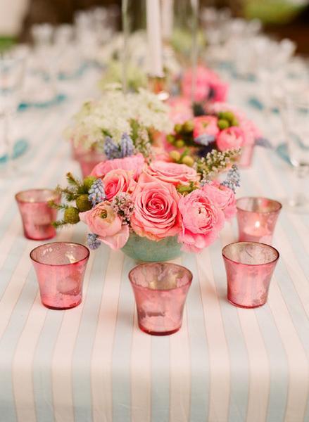 Mesas en rosa Pink table