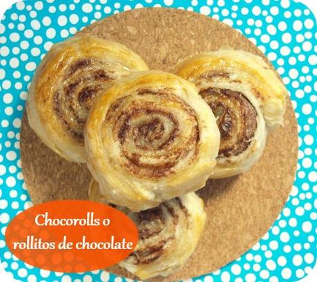 Chocorolls o rollitos de chocolate