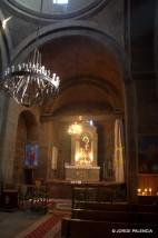 INTERIOR DE LA IGLESIA DE SHOGHAKAT, ECHMIADZIN