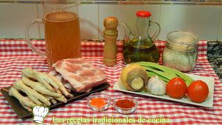 Receta de arroz caldoso con patas de pollo