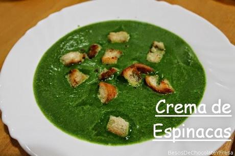 CREMA DE ESPINACAS