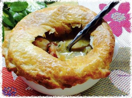 Sopa de ave con coliflor y bacón_Fotor