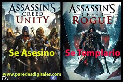 Assassin's Creed: Rogue y Assassin's Creed: Unity ya están a la venta