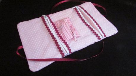 Joyero de viaje rosa