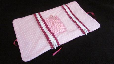 Joyero de viaje rosa