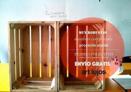 1001 muebles con cajas de madera. Decoración eco-friendly