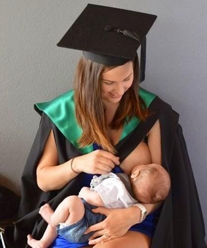 Las mamás siguen estudiando.