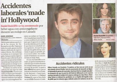 Curiosos accidentes durante el rodaje de películas