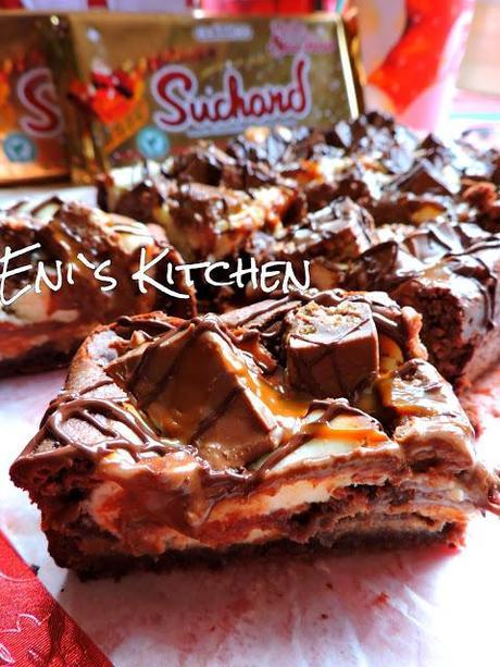 ¡Brownie Cheesecake con Suchard!