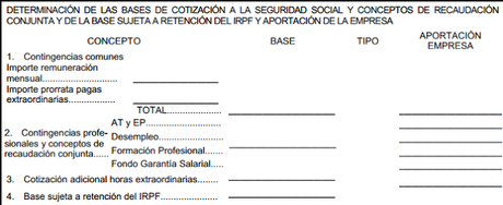 Cambio en las nóminas 2014