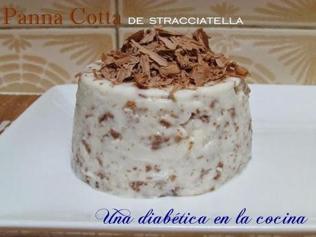 Panna Cotta de stracciatella para el Día Mundial de la Diabetes