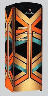 ¿Aburrida de tu nevera ? Hoy la convertimos en puro Art Nouveau