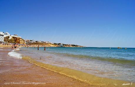 ALBUFEIRA (Portugal): PRAIA DOS PESCADORES y CENTRO de NOCHE