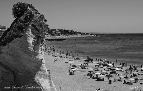 ALBUFEIRA (Portugal): PRAIA DOS PESCADORES y CENTRO de NOCHE