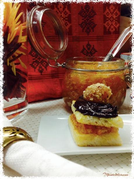 Mermelada de naranja. Capricho de chocolate y naranja  4
