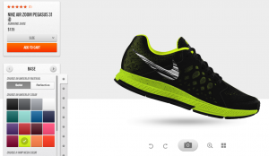 Pincha sobre la imagen para ir al Customizador de colores de las NIke Pegasus 31