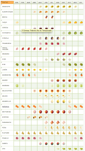 Infografía de la temporada de la fruta en España