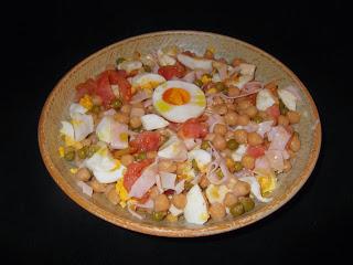 ENSALADA TEMPLADA DE GARBANZOS