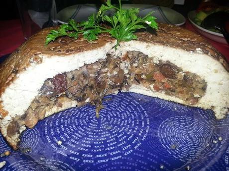 Receta de Navidad: Pavo de tofu relleno