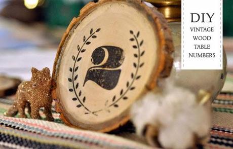 Diy: Meseros rústicos con troncos de madera.