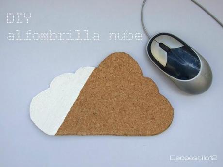 DIY alfombrilla nube