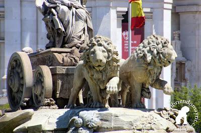 Los leones de Cibeles
