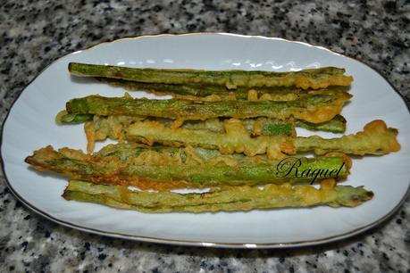 Crema de Calabaza con Jamón y Espárragos en tempura