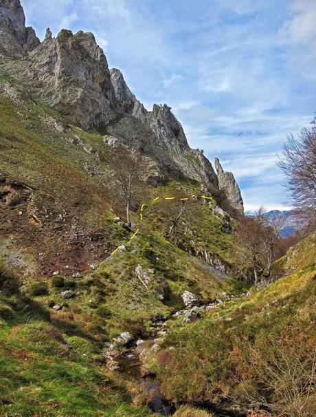 PUENTE LA VIDRE - CUETO LAS VACAS - CUETO CARRASPION Y FOZ DEL RUBÓ  (PARTE 2)