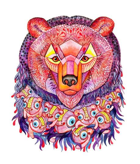 Ilustración oso de Ola Liola