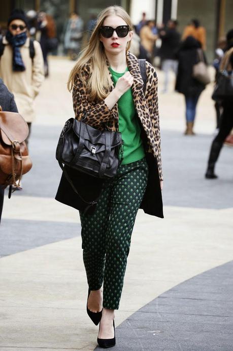 Cómo combinar un abrigo de animal print: Street Style