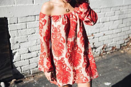 BACKSTREET For_Love_And_Lemons-Off_Shoulders_Dress-Alexander_Wang-Lace_Up_Sandals-Outfit-Collage_Vintage-16