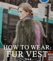 fur vest looks