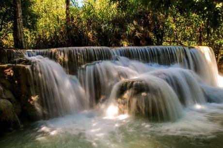 Agua fluyendo, Kuang Si, Luang Prabang