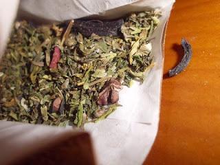 te de cañamo de chocolate y menta