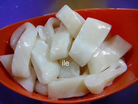 Ensalada de calamares con ajo y perejil