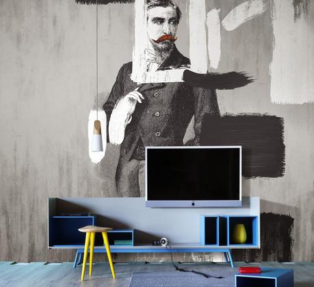 London Art, diseño en papel pintado para paredes