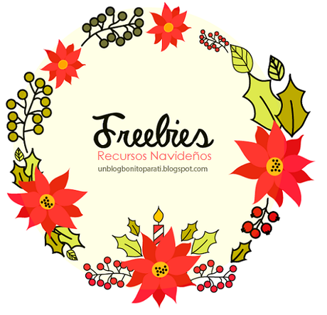 Freebies: Recursos navideños Freebies: Recursos navideños